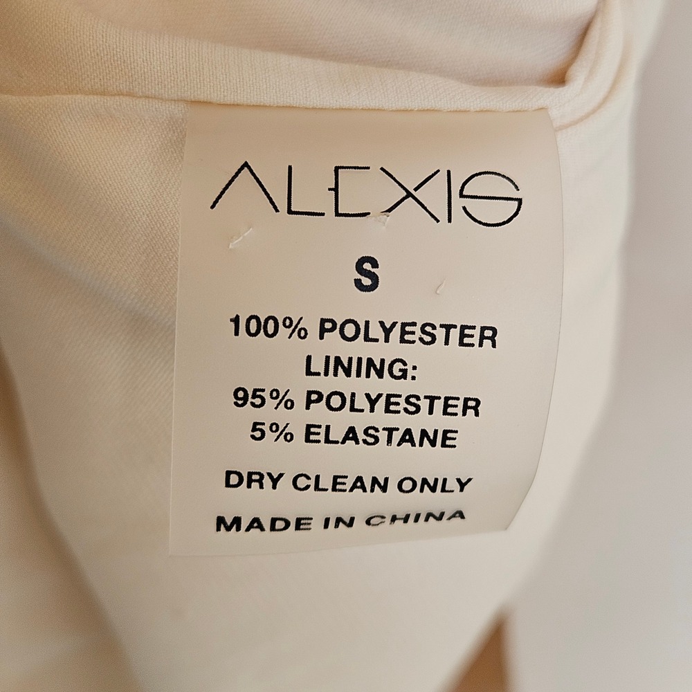 Alexis Cream Azize Split Sleeve Chain Mini Dress Size Small - Picture 5 of 16